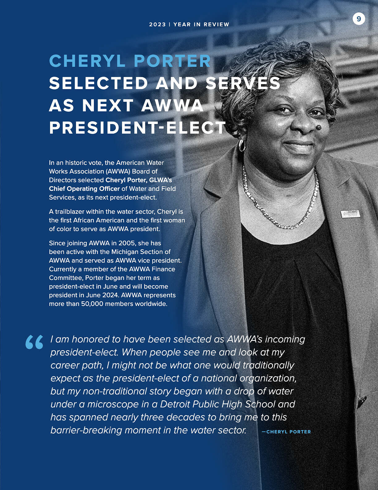 Great Lakes Water Authority Year In Review Publication — artwork 3